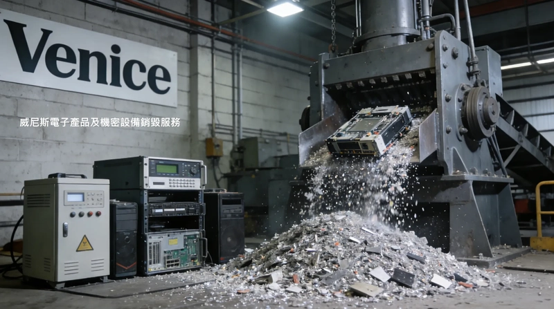 電子產品與機密設備銷毀服務 : 安全物理破壞 · 化學合規處置 · ESG 綠色循環 | 威尼斯環保工程