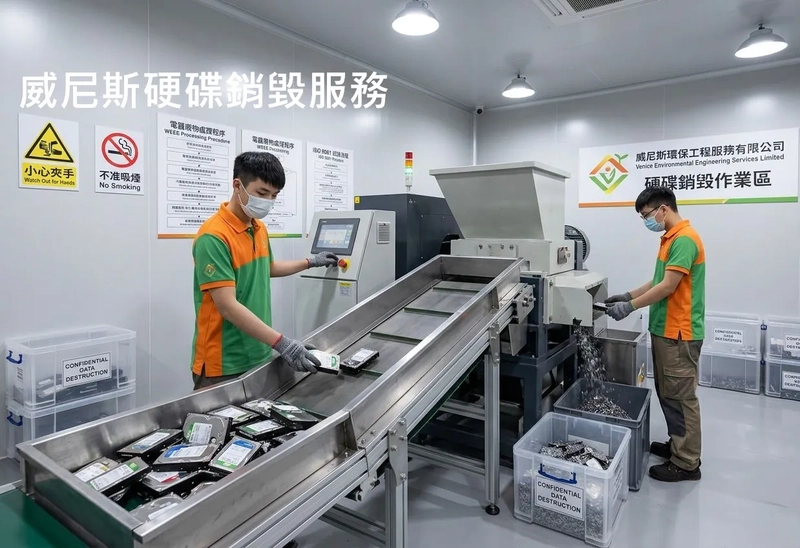 守護數字時代的商業機密：威尼斯環保專業硬碟銷毀與資源再生全攻略，為了確保硬碟銷毀的過程萬無一失，從收集、運輸到最終處理的全程可追溯保障。