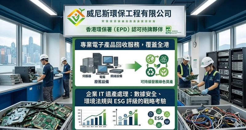 告別廢舊電子，從選擇專業的 IT 資產終結方案開始：引領香港 PCB 與電子產品廢料回收的新標準，安全、合規、價值 | 威尼斯環保工程