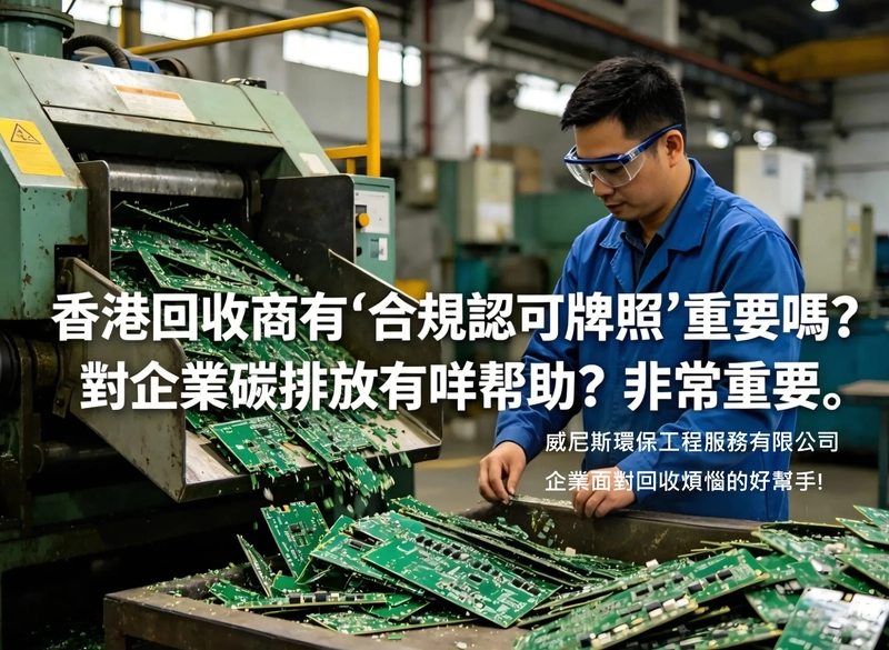 香港回收商有「合規認可牌照」重要嗎？企業達成碳中和與 ESG 目標的必經之路，我們不只是服務供應商，更是您的環保諮詢專家。