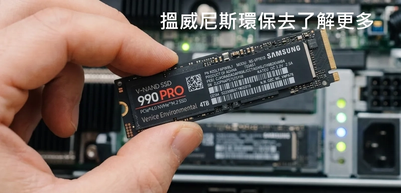 小心機密外洩！企業首選 M.2 物理銷毀方案，2mm 超細粉碎技術，符合銀行級資安處置標準，實體粉碎銷毀方案全解析 | 威尼斯環保
