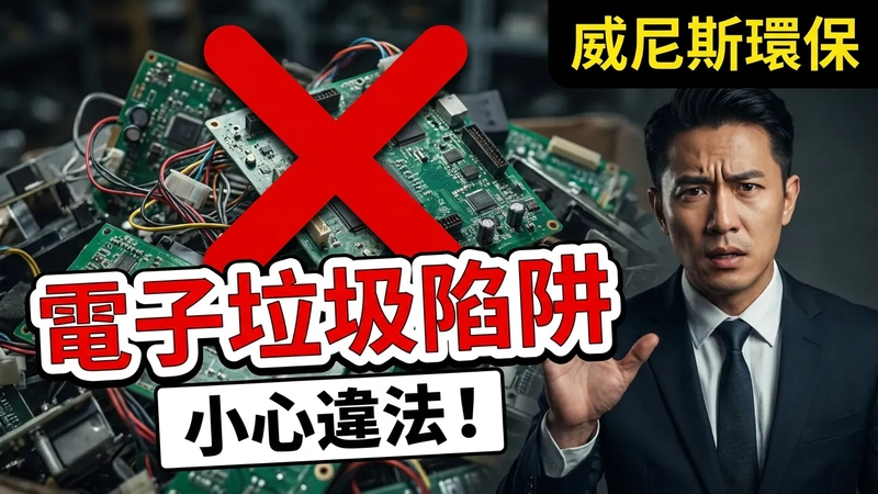 【 惡夢的開始？交給無良回收商的毀滅性後果 】企業電子廢料回收：選擇威尼斯環保，拒絕法律與環境的「毀滅性」代價