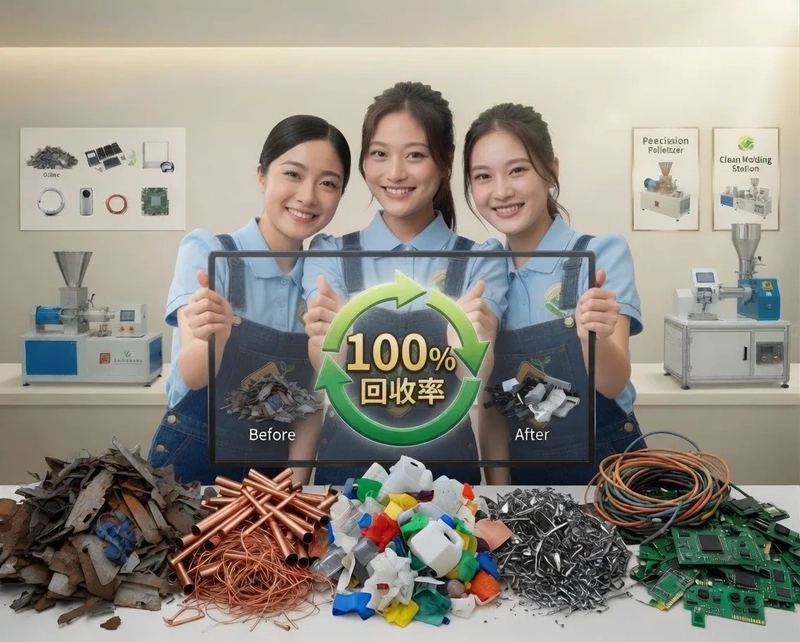 賦能企業 ESG 與綠色轉型：威尼斯環保的閉環式回收與再造價值解析，我們承諾並實踐接近 100% 的高效率回收率