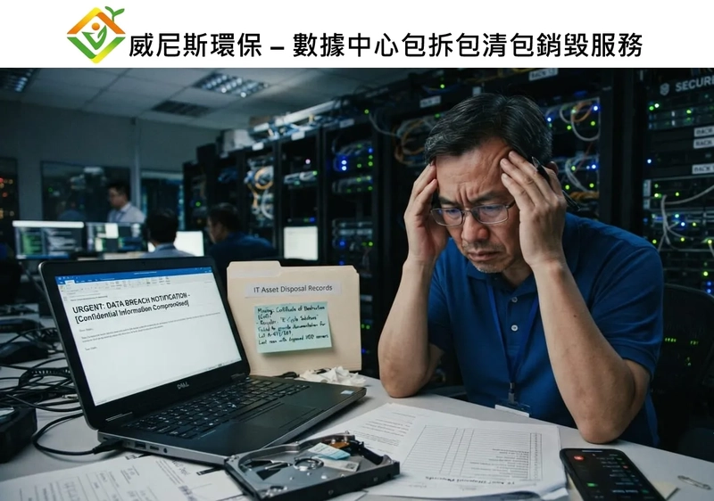 【有殺無證? 選用無良回收商的數據災難】威尼斯環保的 R2v3 全球權威認證，為數據中心包拆包清，以及將報廢硬碟及電子產品安全回收服務